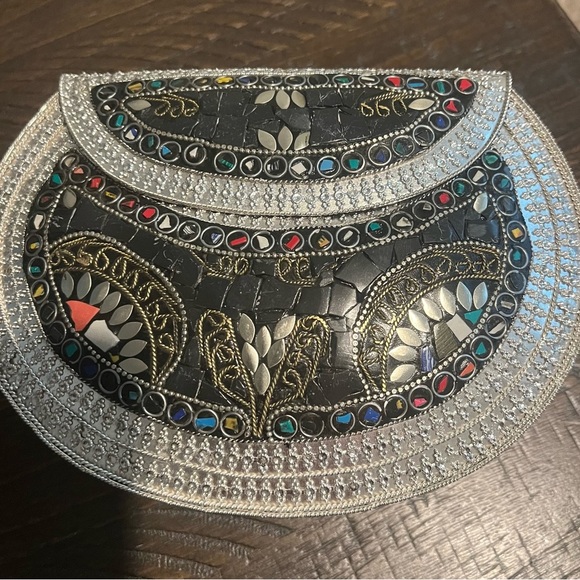 RAMLA Beverly Hills Black Mosaic Bag - Picture 1 of 3